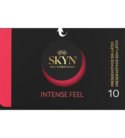 SKYN - PRÉSERVATIF TEXTURÉ À LA SENSATION INTENSE AVEC UN DESIGN ONDULÉ 10 UNITÉS by SKYN