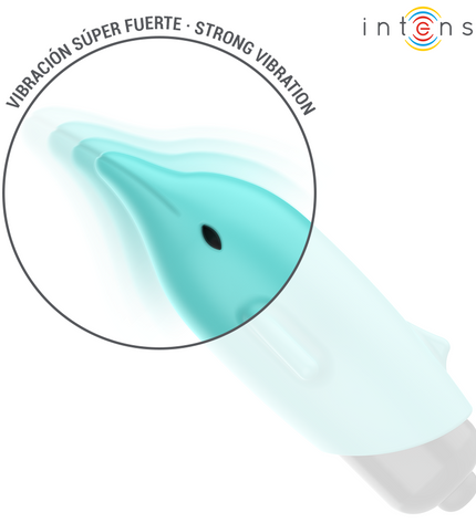 INTENSE - ECHO BALLE VIBRANTE BLEU DAUPHIN 8 X 4,7 CM by INTENSE FUN TOYS