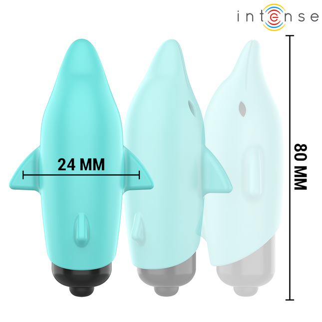 INTENSE - ECHO BALLE VIBRANTE BLEU DAUPHIN 8 X 4,7 CM by INTENSE FUN TOYS
