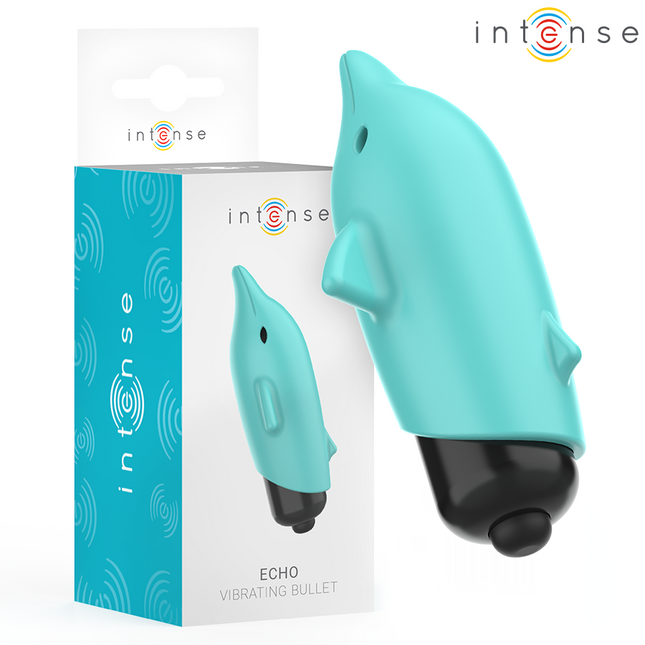 INTENSE - ECHO BALLE VIBRANTE BLEU DAUPHIN 8 X 4,7 CM by INTENSE FUN TOYS