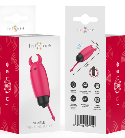 INTENSE - BALLE VIBRANTE ÉCARLATE RED DEMON 9,3 X 2,4 CM by INTENSE FUN TOYS