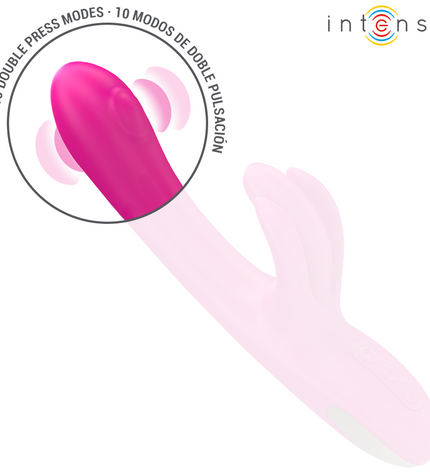 INTENSE - BRITNEY VIBRATEUR LAPIN MULTIFONCTION 23 CM ROSE by INTENSE HIGH TECH