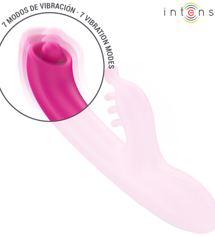 INTENSE - CHRISTINA VIBRATEUR LAPIN MULTIFONCTION 22,5 CM ROSE by INTENSE HIGH TECH