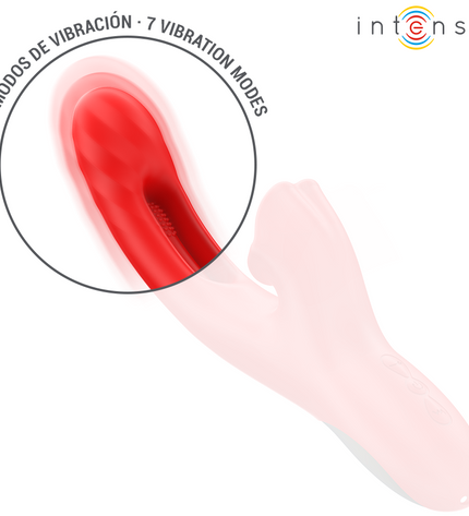 INTENSE - JESSICA VIBRATEUR MULTIFONCTION STIMULATION CLITORIS 24,8 CM ROUGE by INTENSE HIGH TECH