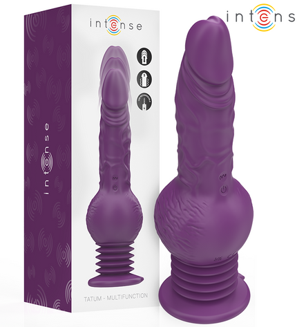 INTENSE - VIBRATEUR MULTIFONCTION TATUM AVEC VIBRATION DE HAUT EN BAS 24 CM VIOLET by INTENSE HIGH TECH