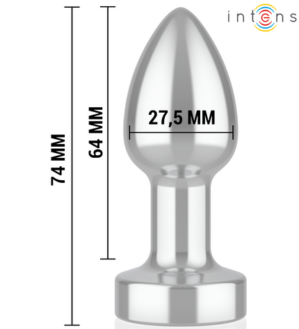 INTENSE - PLUG ANAL 10 VIBRATIONS MÉTAL AVEC TÉLÉCOMMANDE S by INTENSE ANAL TOYS
