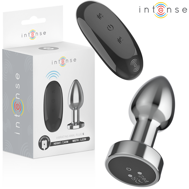 INTENSE - PLUG ANAL 10 VIBRATIONS MÉTAL AVEC TÉLÉCOMMANDE S by INTENSE ANAL TOYS
