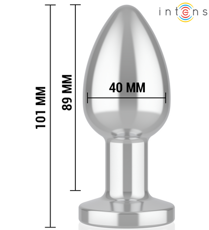 INTENSE - PLUG ANAL 10 VIBRATIONS MÉTAL AVEC TÉLÉCOMMANDE L by INTENSE ANAL TOYS