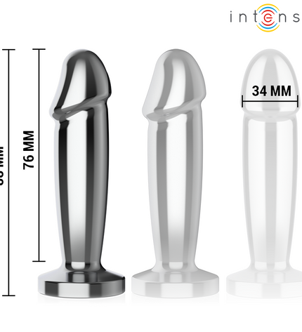 INTENSE - PLUG ANAL 10 VIBRATIONS GODE MÉTALLIQUE AVEC TÉLÉCOMMANDE S by INTENSE ANAL TOYS