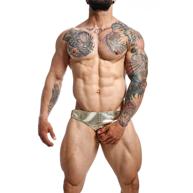 MOB - DNGEON JOCKSTRAP ANNEAU PÉNITENTIAIRE DORÉ TAILLE UNIQUE by MOB