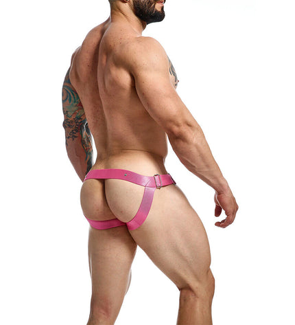 MOB - DNGEON JOCKSTRAP ANNEAU PÉNITENTIAIRE ROSE TAILLE UNIQUE by MOB