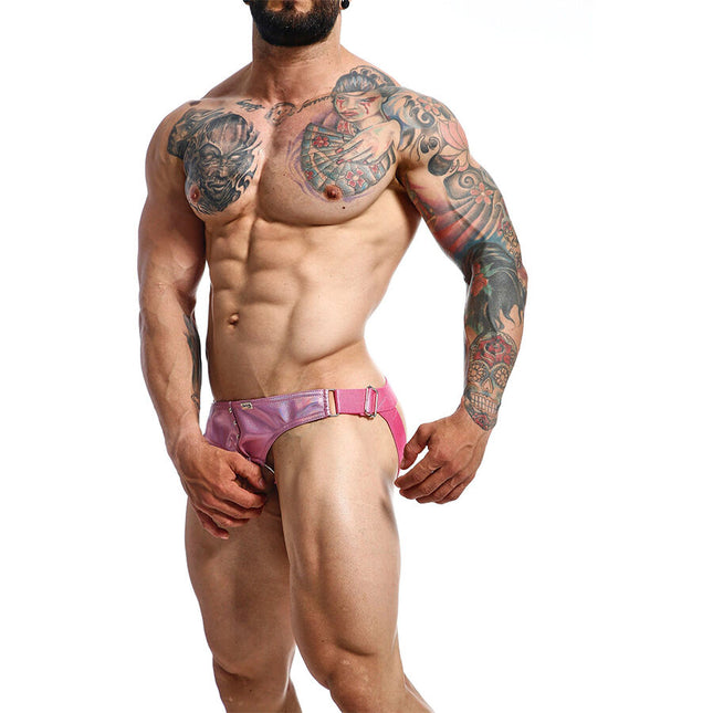MOB - DNGEON JOCKSTRAP ANNEAU PÉNITENTIAIRE ROSE TAILLE UNIQUE by MOB