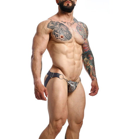 MOB - JOCKSTRAP DNGEON SNAP GRIS TAILLE UNIQUE by MOB