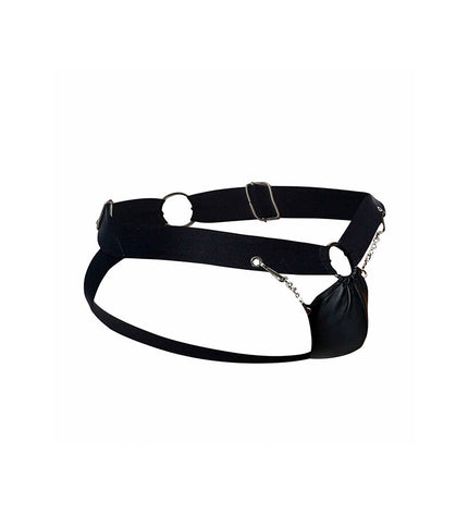 MOB - JOCKSTRAP DNGEON NOIR À CHAÎNE TAILLE UNIQUE by MOB
