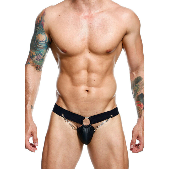 MOB - JOCKSTRAP DNGEON NOIR À CHAÎNE TAILLE UNIQUE by MOB