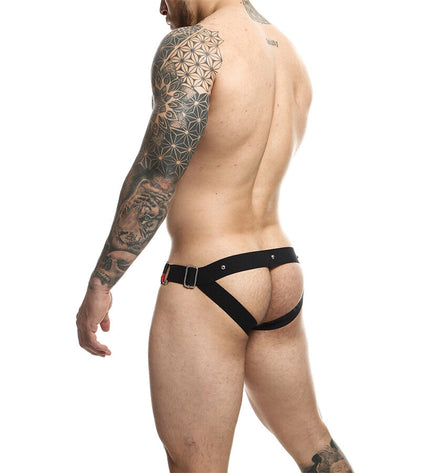 MOB - DNGEON JOCKSTRAP ANNEAU PÉNITENITAIRE ROUGE TAILLE UNIQUE by MOB