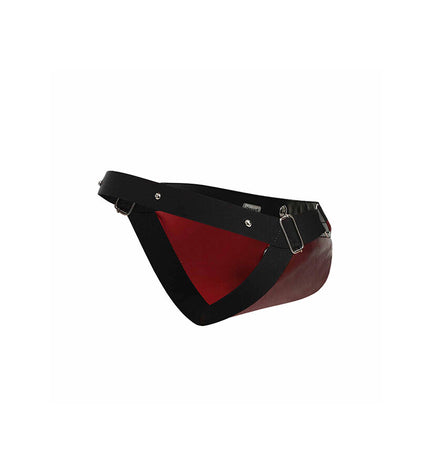 MOB - DNGEON JOCKSTRAP ANNEAU PÉNITENITAIRE ROUGE TAILLE UNIQUE by MOB