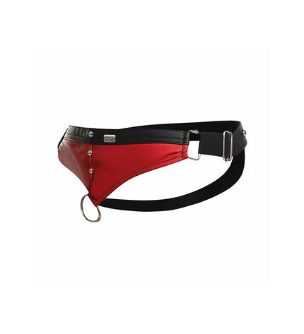 MOB - DNGEON JOCKSTRAP ANNEAU PÉNITENITAIRE ROUGE TAILLE UNIQUE by MOB