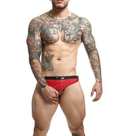MOB - DNGEON JOCKSTRAP ANNEAU PÉNITENITAIRE ROUGE TAILLE UNIQUE by MOB