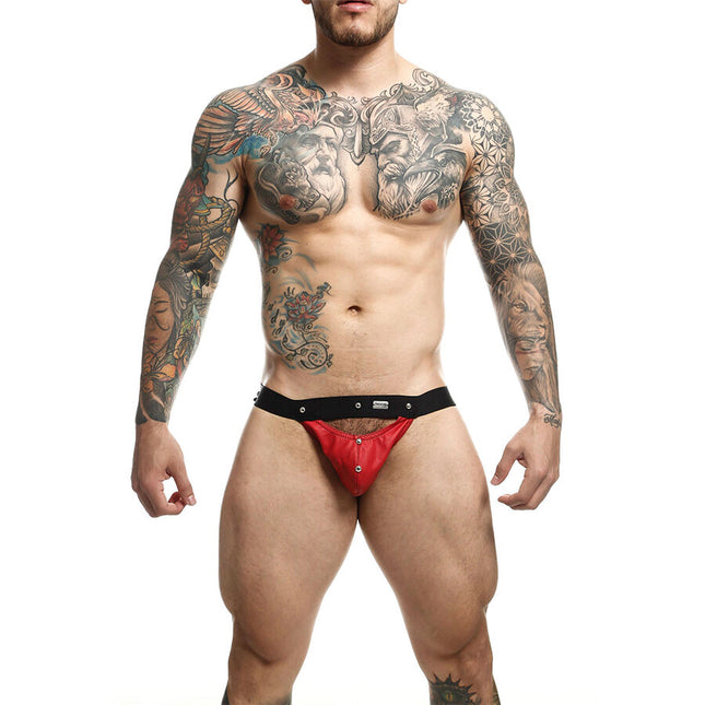 MOB - DNGEON JOCKSTRAP ATHLETE ROUGE TAILLE UNIQUE by MOB
