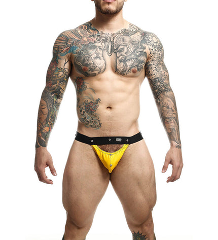 MOB - DNGEON JOCKSTRAP JAUNE SPORTSMAN TAILLE UNIQUE by MOB