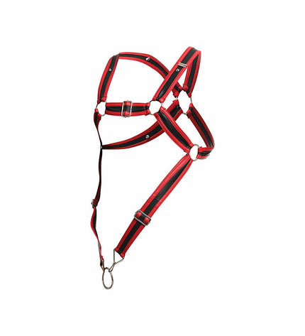 MOB - HARNAIS PÉNIS CROISE ROUGE DNGEON TAILLE UNIQUE by MOB