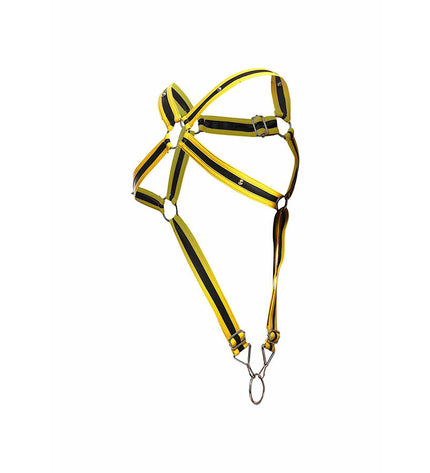 MOB - HARNAIS PÉNIS CROISÉ JAUNE DNGEON TAILLE UNIQUE by MOB