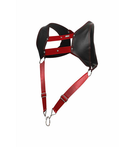 HARNAIS MOB - DNGEON AVEC ANNEAU PÉNIS ROUGE TAILLE UNIQUE by MOB