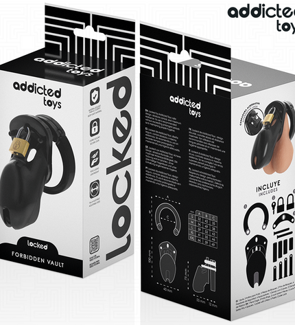 ADDICTED TOYS LOCKED - CAGE À PÉNIS INTERDITE 10 CM by ADDICTED TOYS LOCKED