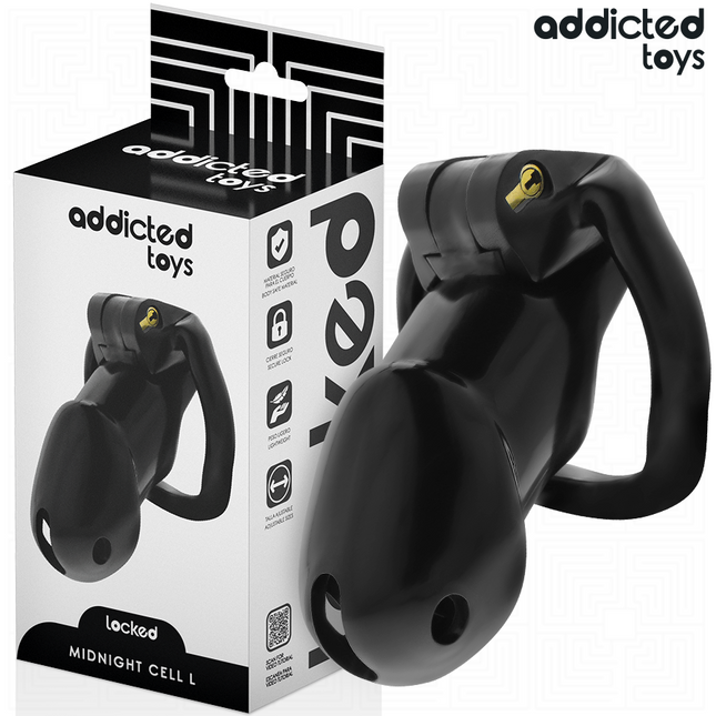 ADDICTED TOYS LOCKED - MINDNIGHT CELL CAGE À PÉNIS TAILLE L by ADDICTED TOYS LOCKED