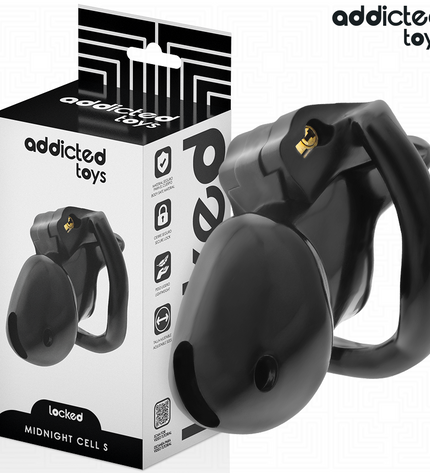 ADDICTED TOYS LOCKED - MINDNIGHT CELL CAGE À PÉNIS TAILLE S by ADDICTED TOYS LOCKED