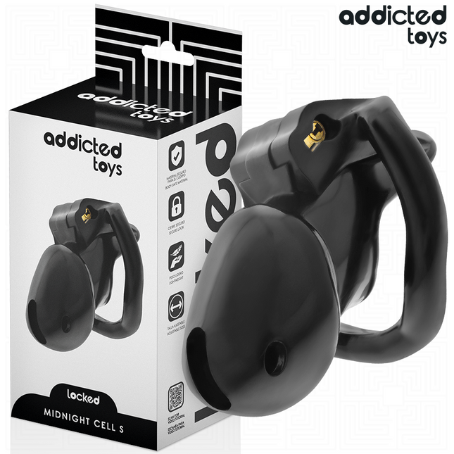 ADDICTED TOYS LOCKED - MINDNIGHT CELL CAGE À PÉNIS TAILLE S by ADDICTED TOYS LOCKED