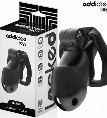 ADDICTED TOYS LOCKED - MINDNIGHT CELL CAGE À PÉNIS TAILLE M by ADDICTED TOYS LOCKED