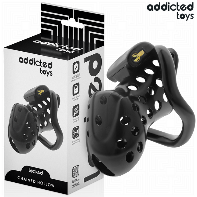 ADDICTED TOYS LOCKED - À PÉNIS CREUSE ENCHAÎNÉE 10,5 CM by ADDICTED TOYS LOCKED
