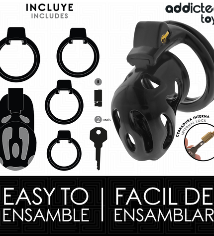 ADDICTED TOYS LOCKED - À PÉNIS CRYPTÉE VERROUILLÉE ET SCELLÉE 8 CM by ADDICTED TOYS LOCKED