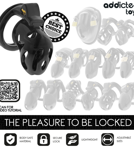 ADDICTED TOYS LOCKED - À PÉNIS CRYPTÉE VERROUILLÉE ET SCELLÉE 8 CM by ADDICTED TOYS LOCKED