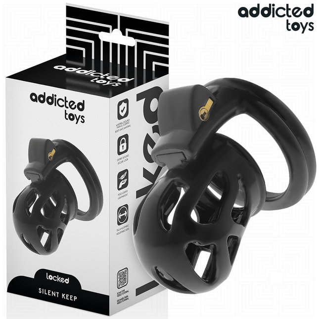 ADDICTED TOYS LOCKED - CAGE À PÉNIS SILENCIEUSE 7,5 CM by ADDICTED TOYS LOCKED
