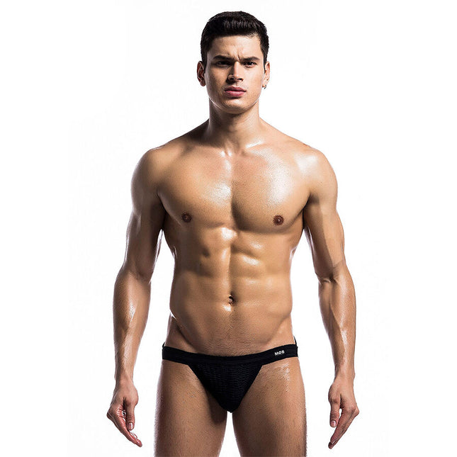 MOB - MAILLOT DE BAIN FETISH JOCKSTRAP NOIR TAILLE L by MOB