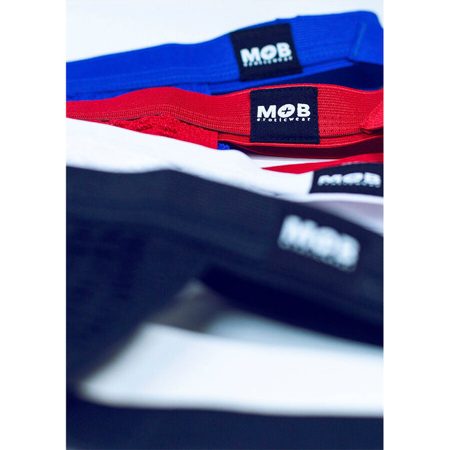 MOB - MAILLOT DE BAIN FETISH JOCKSTRAP BLEU TAILLE L by MOB