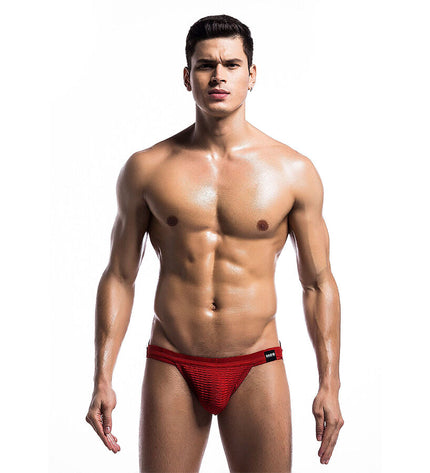 MOB - MAILLOT DE BAIN FETISH JOCKSTRAP ROUGE TAILLE L by MOB