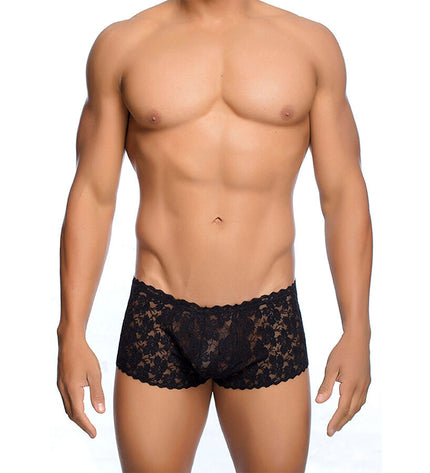 MOB - BOXER EN DENTELLE NOIRE TAILLE L/XL by MOB