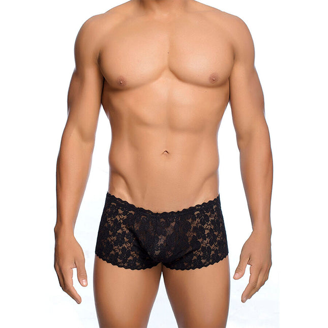 MOB - BOXER EN DENTELLE NOIRE TAILLE L/XL by MOB