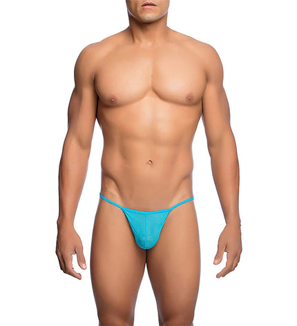 MOB - STRING TRANSPARENT EN T AQUA TAILLE L/XL by MOB