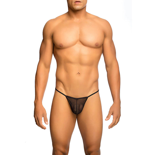 MOB - STRING TRANSPARENT EN FORME DE T NOIR TAILLE L/XL by MOB