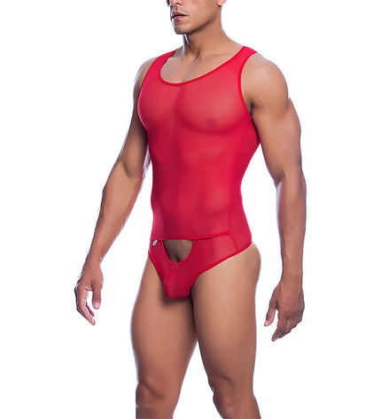 MOB - BODY TRANSPARENT ROUGE TAILLE L/XL by MOB