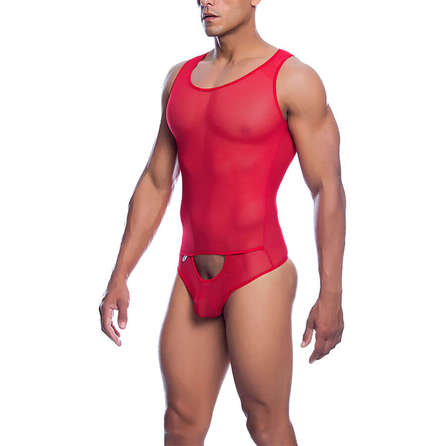 MOB - BODY TRANSPARENT ROUGE TAILLE L/XL by MOB
