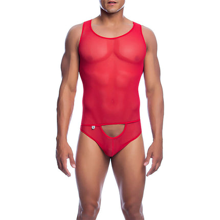 MOB - BODY TRANSPARENT ROUGE TAILLE L/XL by MOB