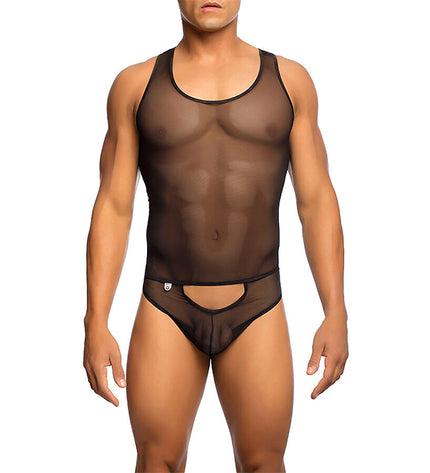 MOB - BODY TRANSPARENT NOIR TAILLE L/XL by MOB