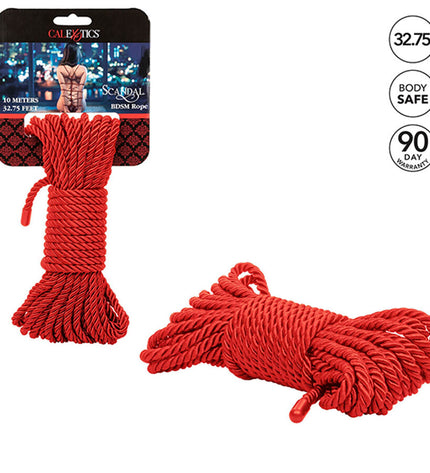 CALEXOTICS - SCANDAL CORDE BDSM ROUGE 10 M by CALEXOTICS