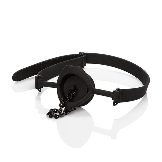 CALEXOTICS - SCANDAL BÂILLON AVEC PLUG EN SILICONE NOIR by CALEXOTICS